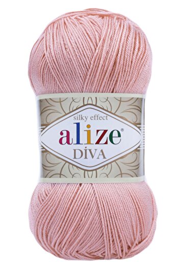 Alize DİVA 363 - 100g Microfiber Bridal Pink, Μονό Πακέτο