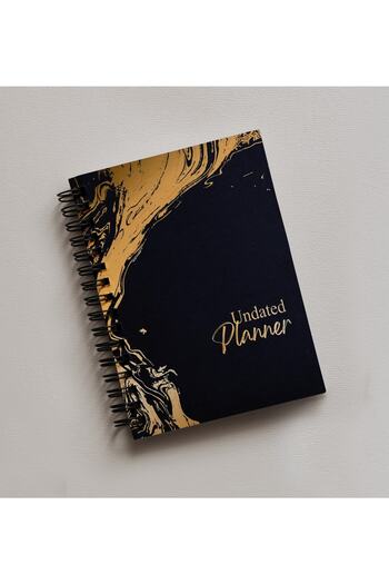 FLY COLOR A5 Timeless Planner Agenda My Planner Gold With Inner Pocket