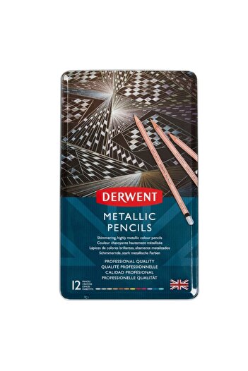 Derwent Metallic Pencils Set of 12 2305599