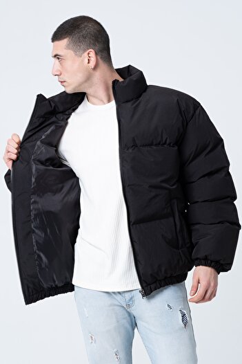 GAREN Unisex Yağmur Rüzgar Geçirmez Bomber Oversize Mont Ceket Kaban Waterproof
