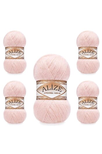 Alize Angora Gold El Örgü Ipi 5 Li Paket (271 PEMBE İNCİ)