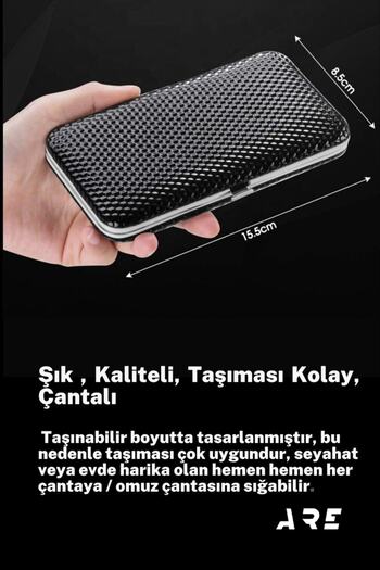 Nanopro 12 Parça Manikür Pedikür Seti Taşıma Çantalı Ithalatçı Garantili