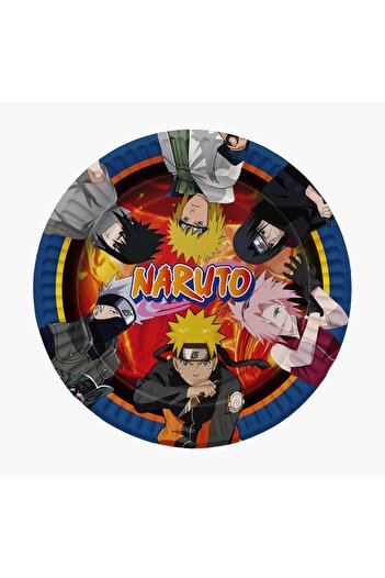 Parti Furyası Naruto Birthday Concept with Large Banner 50X70 cm Naruto Birthday Set of 8