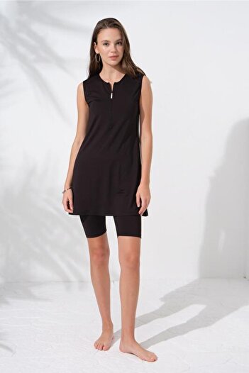 Pierre Cardin Zippered Sleeveless Testtür Swimsuit 231901