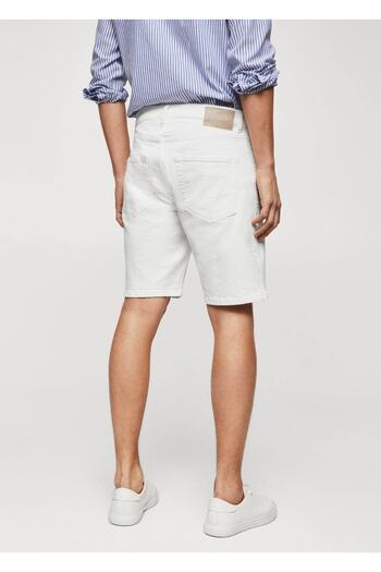 MANGO Man Τζιν βερμούδα - Slim Fit