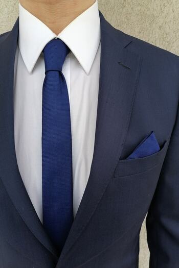 Kravatistan Midnight Blue Tie Handkerchief Set