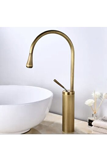 Fause High Bowl Sink Faucet Pelicano Antique Antique Ksl105-a