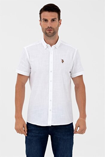 U.S. Polo Assn. Uspolo Assn Чоловічий світшот Elfygl023y з коротким рукавом Сорочка 1570086