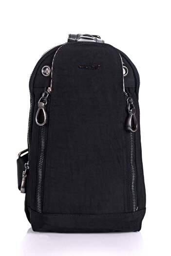 ÇÇS 31104 Body Bag Τσάντα χιαστί Μαύρη