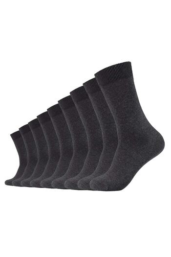 camano Unisex-Socken – bequeme Socken, einfarbig, 9er-Pack