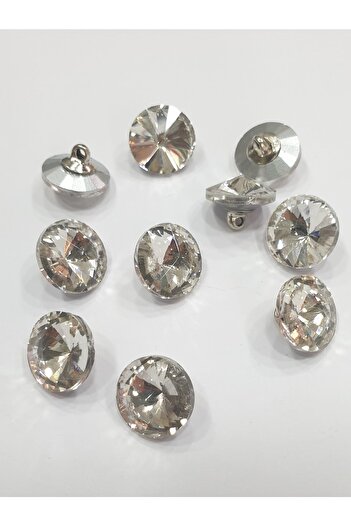 CRYSTALSHOP 12mm Crystal Rhinestone Button (100 AD)
