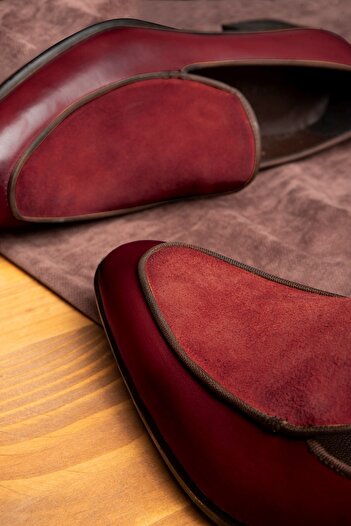 Ducavelli Elegant Hakiki Deri Erkek Klasik Loafer Klasik Makosen Ayakkabı