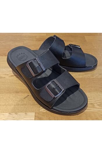 GEZER Flexible Sole Adjustable Buckle Brand Men's Slippers