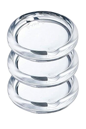 Pyrex Glass Milk Resistant 3 Pieces Stone Original
