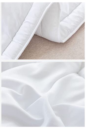 Elyaf Sepeti Microfiber Quilt Pillow Set 1 Seasonal Microfiber Single Quilt + 1 Silicone Pillow