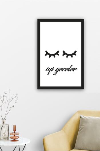 Wooden Factory Written Black Frame Look Wooden Wall Painting