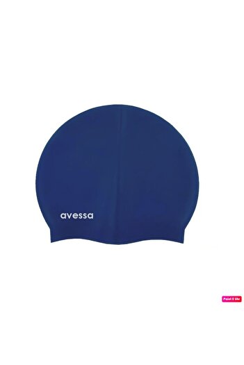 AVESSA 3'lü Yetişkin Unisex Havuz Seti Yüzücü Deniz Gözlüğü Havuz Gözlüğü + Bone + Kulak Burun Tıkacı Mavi