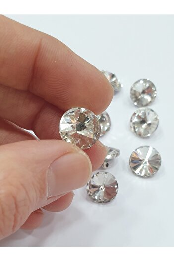 CRYSTALSHOP 12mm Crystal Rhinestone Button (100 AD)