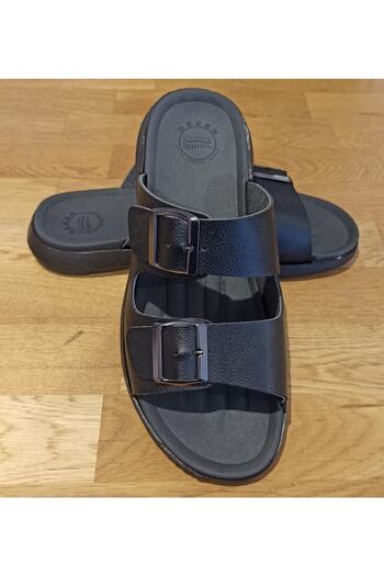 GEZER Flexible Sole Adjustable Buckle Brand Men's Slippers