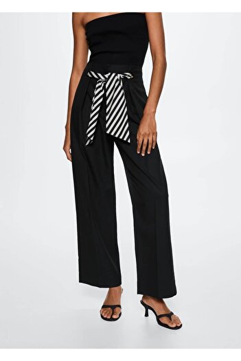 MANGO Woman Darted Lyocell Trousers