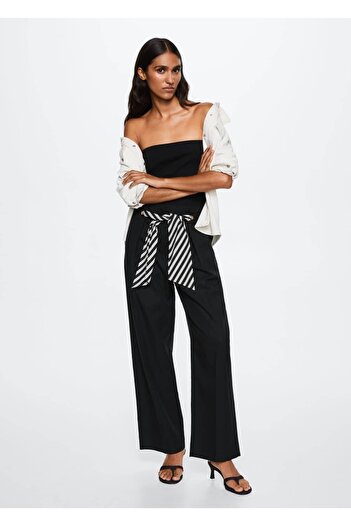 MANGO Woman Darted Lyocell Trousers