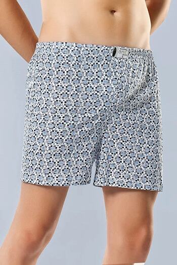 Anıt 5 τεμάχια Plus Size με σχέδιο (παραλλαγή) Χτενισμένο βαμβακερό ανδρικό μπόξερ 100% βαμβάκι (χτενισμένο βαμβάκι)