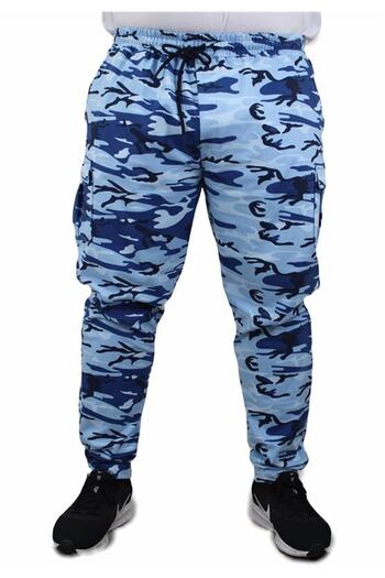 Starbattal Ανδρικό φούτερ Commando Camouflage Plus Size 23501 Marin