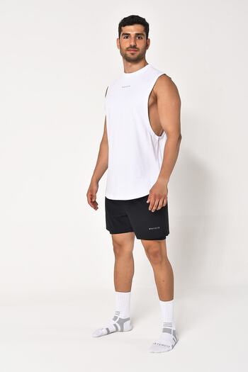 Whitefin Black Tights Shorts