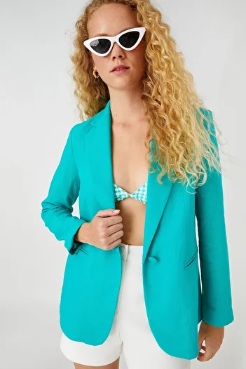 Koton Women's Green Jacket 2SAK50038EW