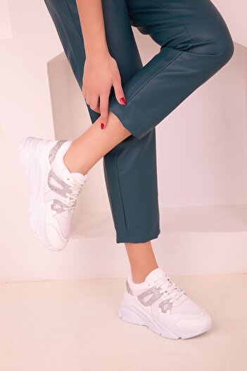 SOHO Women's White Sneakers 17860