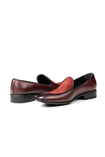 Ducavelli Elegant Hakiki Deri Erkek Klasik Loafer Klasik Makosen Ayakkabı