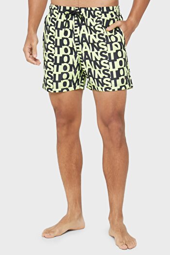 Tommy Hilfiger Desenli Slim Fit Cepli Mayo Short Erkek Mayo Short Um0um02759 0gq