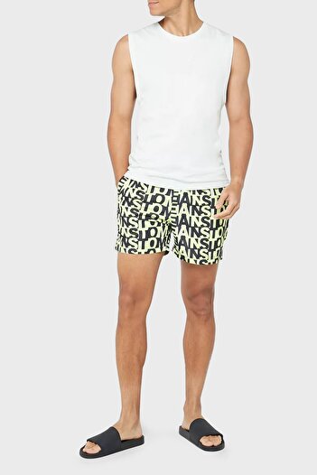 Tommy Hilfiger Desenli Slim Fit Cepli Mayo Short Erkek Mayo Short Um0um02759 0gq