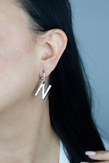 Liveyn Design Letter Earrings Letter N