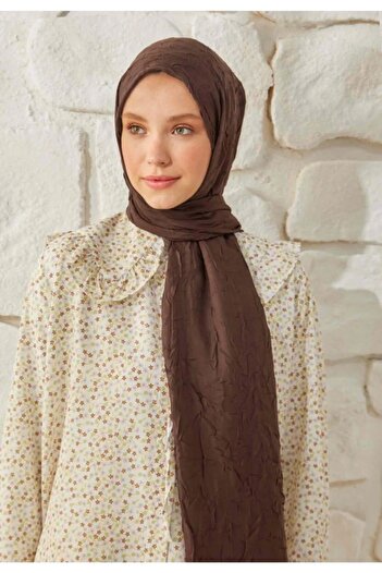 Mercan Aksesuar Γυναικείο Hijab Bamboo Kraş Ironing Shawl
