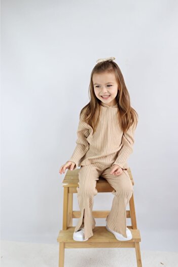 le petit sole Girl's Comfy Bottom-Top Set