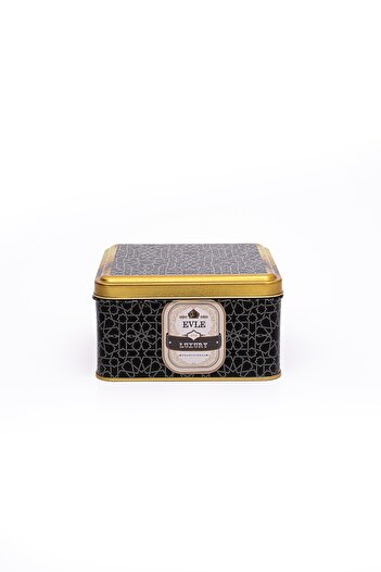 EVLE Er026-V2 Trellis Patterned Square Metal Storage Container 16X16 cm