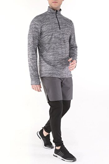 GHASSY CO. Erkek Running Hızlı Kuruma Micropoly Halısaha Antrenman Fitness Uzun Taytlı Outdoor Şort