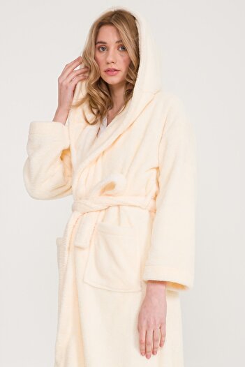 Miespiga Long Welsoft Hooded Women's Dressing Gown