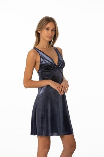 Pierre Cardin Kadife Saten Gecelik - 840