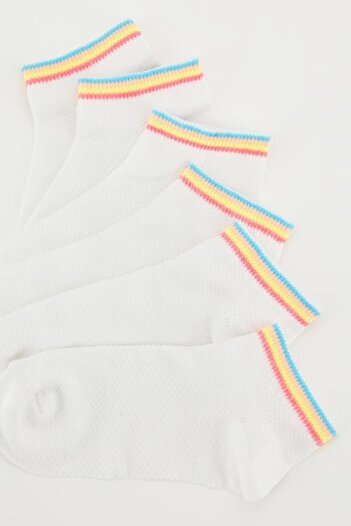 DeFacto Girl's 3-Piece Booties Socks