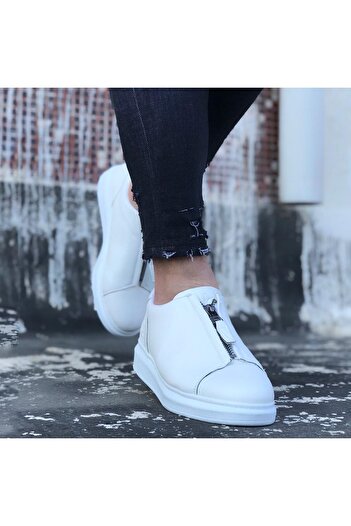 Wagoon Men's White Skin Casual Shoes
