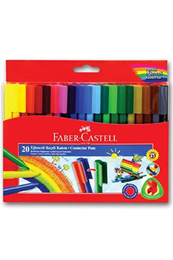 Faber Castell 20 Colors Fun and Felt-Tip Pen