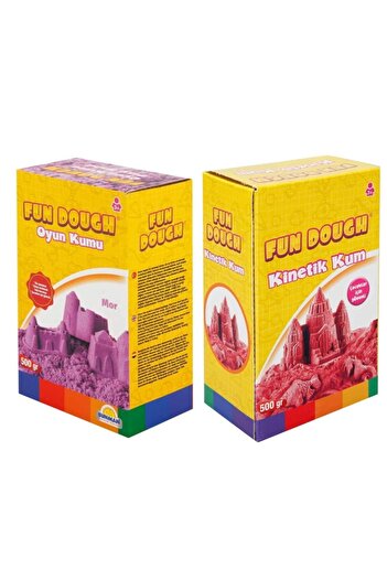Sunman 500 Gram Set of 4 Kinetic Play Sand - Fun Dough