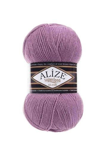Alize Superlana Classic 028 Rose Vest Cardigan Sweater Yarn 25% Wool 100 Gr 280 Meters