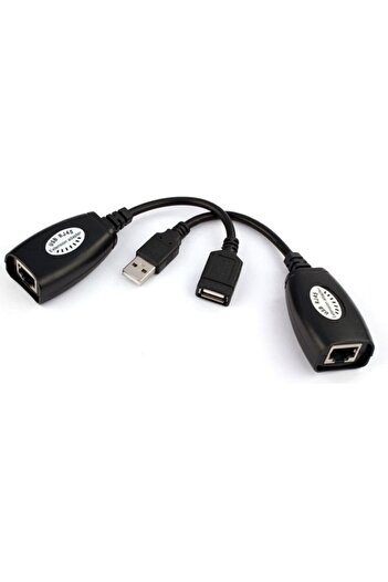 Alfais 5058 Rj45 Usb Ek Uzatıcı Cat5e 6 Kablosu Ekleme Extension