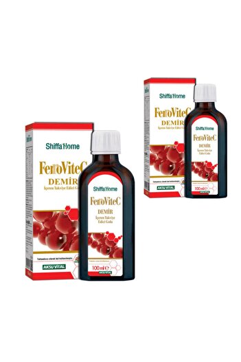 Shiffa Home Ferrovitec Food Supplement Syrup Containing Iron -X2 Pieces