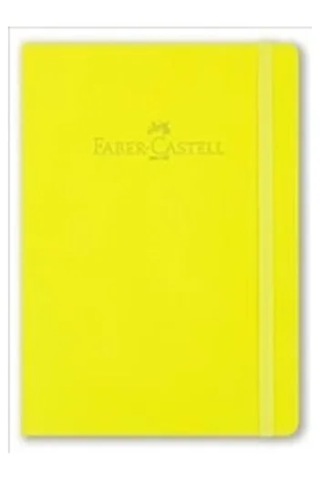 Faber Castell A6 80\1 4 Neon Leather Elastic Notebook
