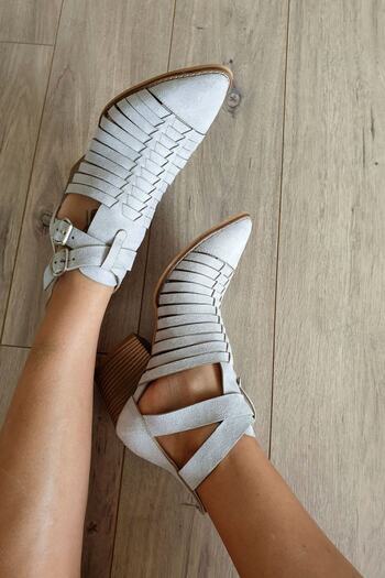 Topukla Footwear Γυναικείες καλοκαιρινές μπότες 019 1007