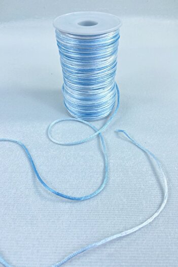 Hobigram 5 metri Floş Satin Ip Ribbon Floss Colier Brăţară Floss Blue Shades Rastignac 5 Metri – Floss pentru împletire – Örg